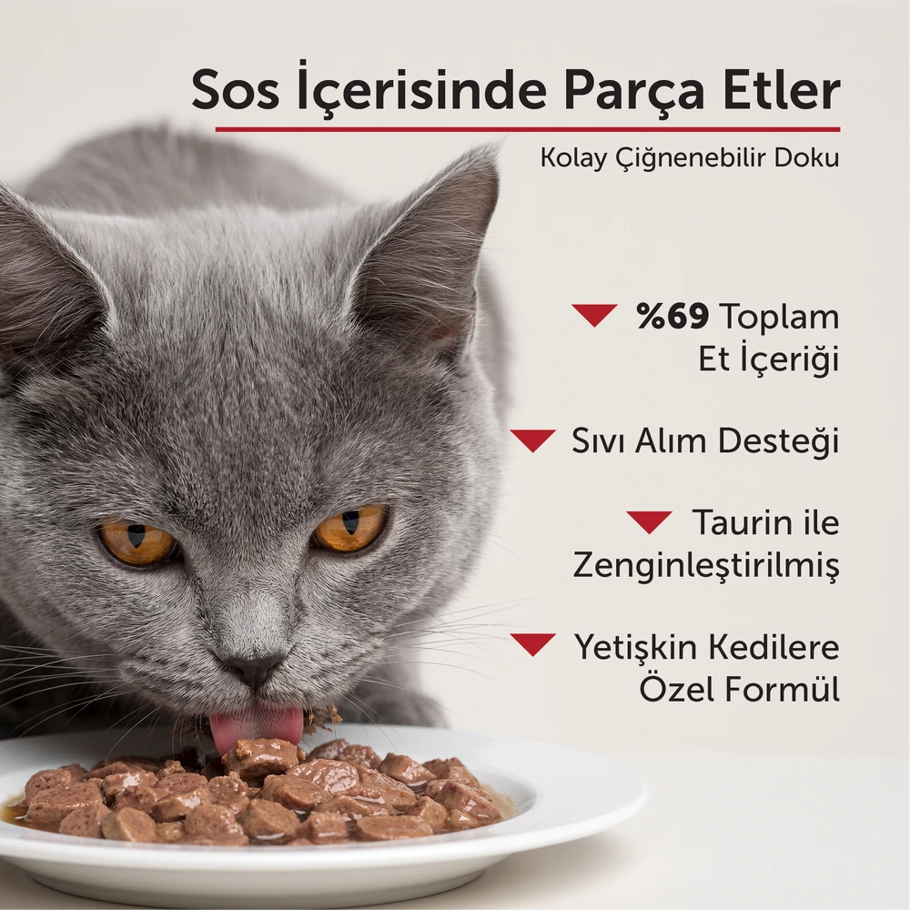 Görseli büyüt BonaCibo Soslu Uskumrulu ve Balıklı Yetişkin Kedi Pouch Yaş Maması 85 g x 24 Adet