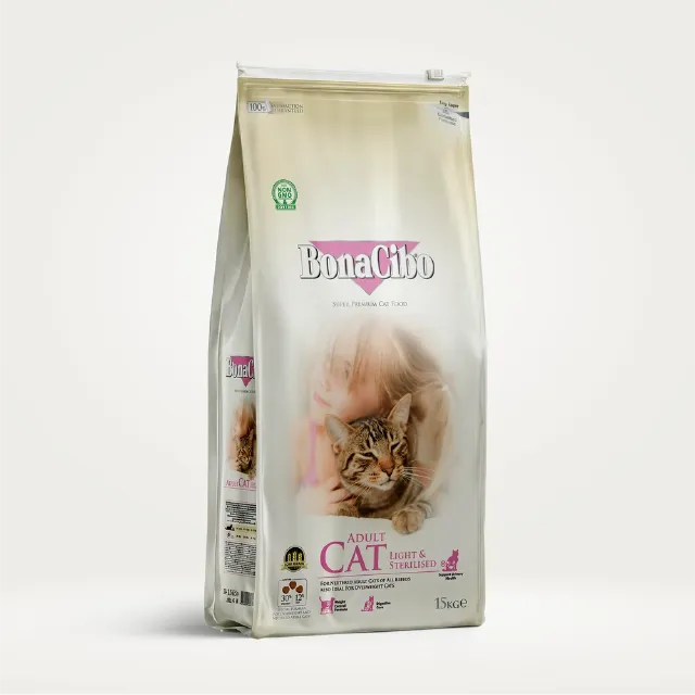 BonaCibo Tavuklu Kısırlaştırılmış Kedi Maması 15 kg  