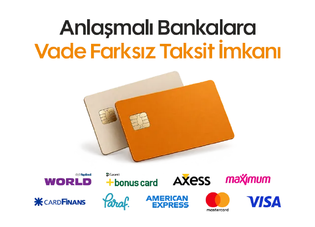 Anlaşmalı Bankalara Vade Farksız Taksit İmkanı